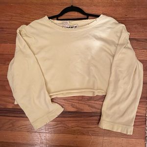 Cropped sweatshirt